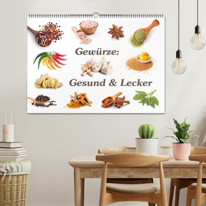 Gewürze: Gesund & Lecker (CALVENDO Wandkalender 2025)