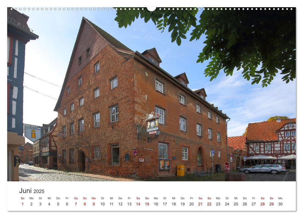 Büdingen - historische Stadt (CALVENDO Premium Wandkalender 2025)