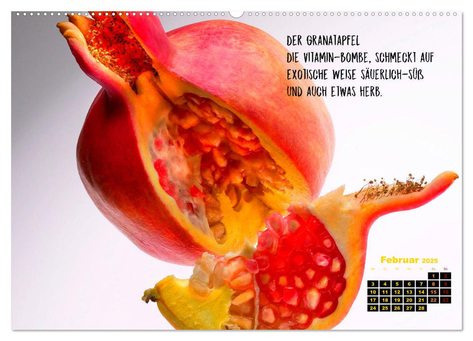 Fruchtige Geschmacksexplosion (CALVENDO Premium Wandkalender 2025)