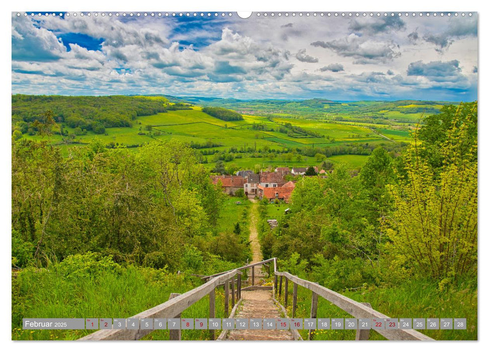 Zauberhaftes Burgund (CALVENDO Premium Wandkalender 2025)