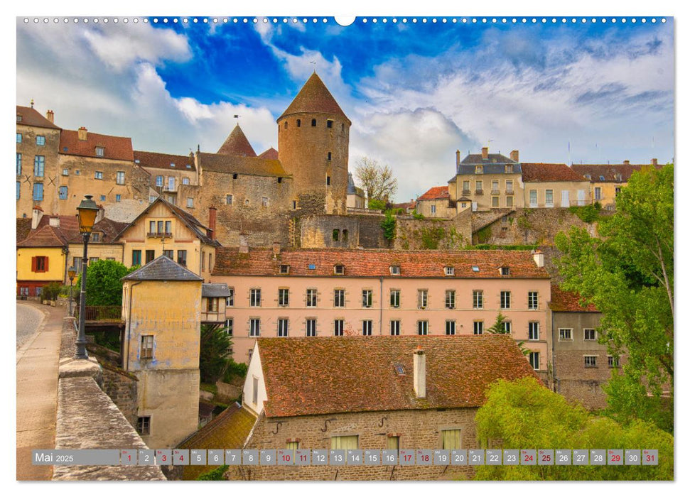 Zauberhaftes Burgund (CALVENDO Premium Wandkalender 2025)