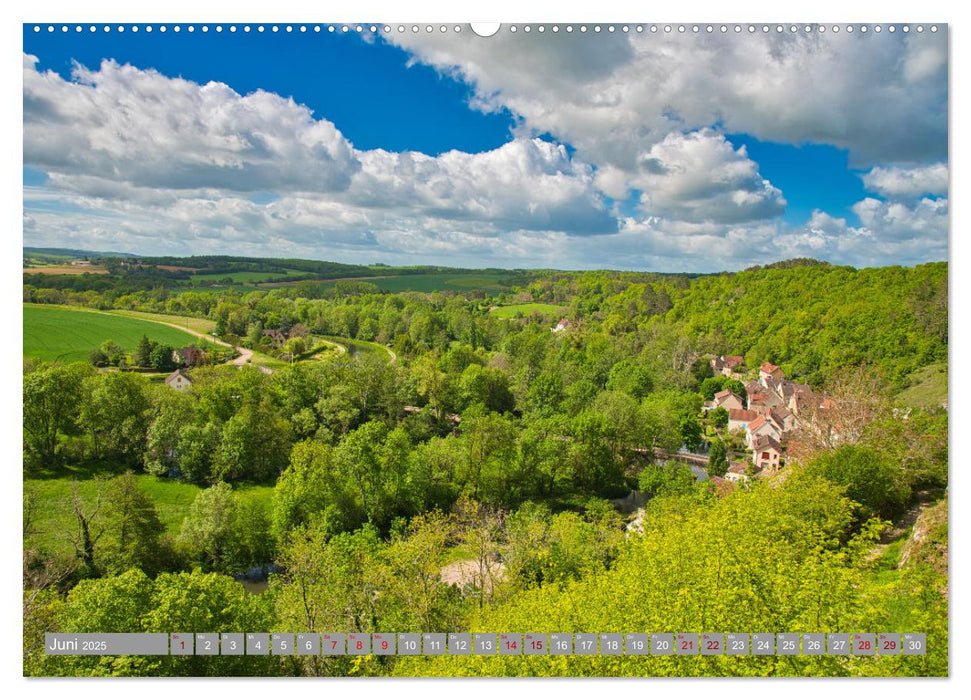 Zauberhaftes Burgund (CALVENDO Premium Wandkalender 2025)