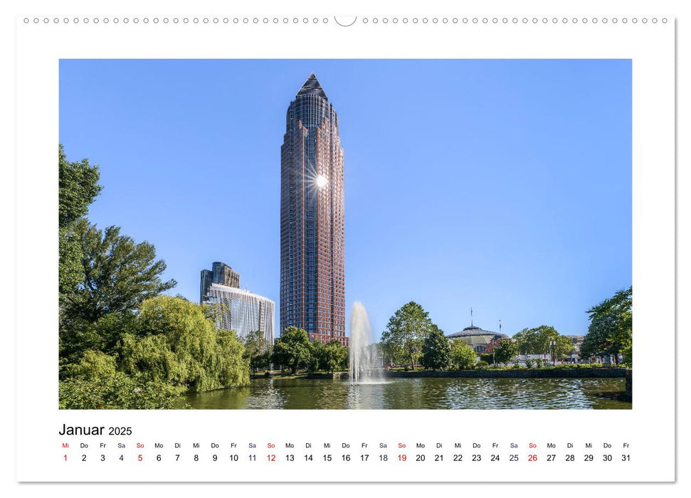 Frankfurt - Parks und Gärten (CALVENDO Premium Wandkalender 2025)