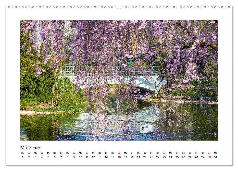 Frankfurt - Parks und Gärten (CALVENDO Premium Wandkalender 2025)