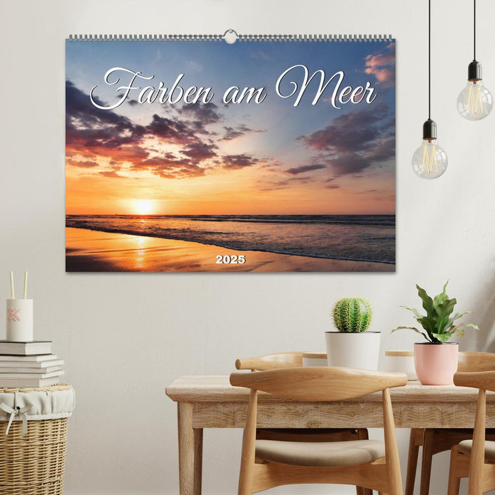 Farben am Meer (CALVENDO Wandkalender 2025)