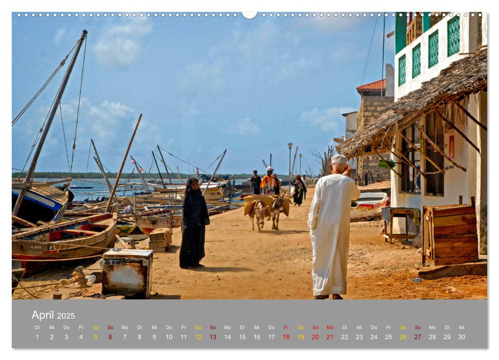 Lamu - Geheimtipp in Kenia (CALVENDO Premium Wandkalender 2025)