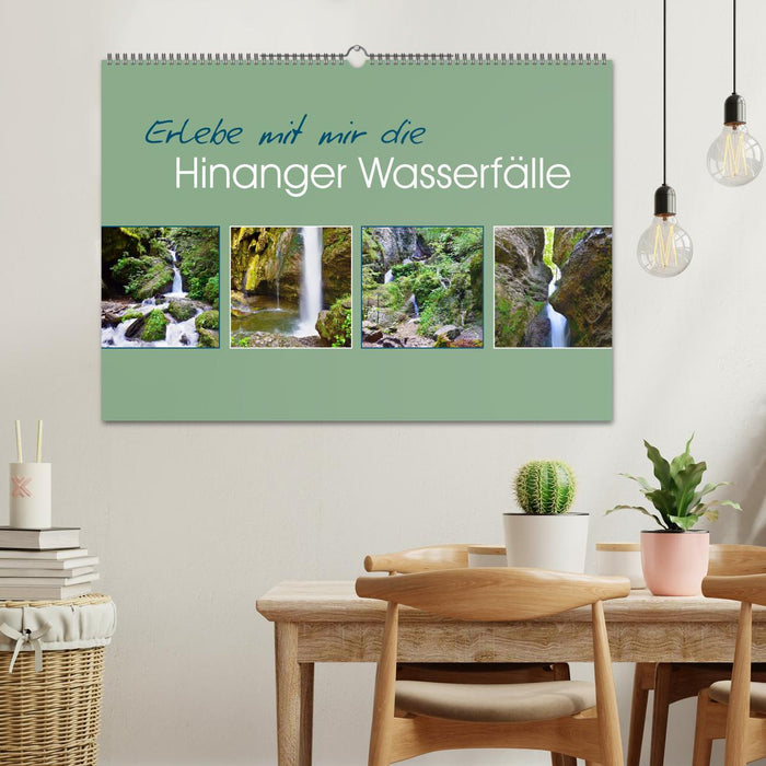 Erlebe mit mir die Hinanger Wasserfälle (CALVENDO Wandkalender 2025)