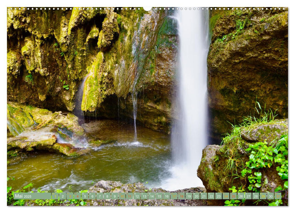 Erlebe mit mir die Hinanger Wasserfälle (CALVENDO Wandkalender 2025)