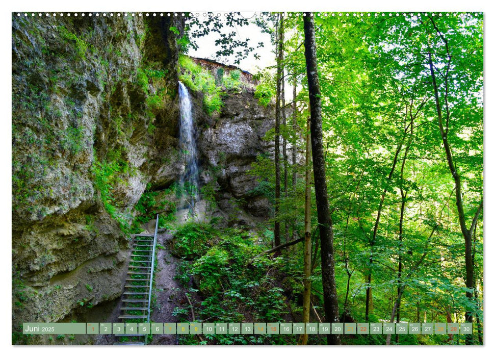 Erlebe mit mir die Hinanger Wasserfälle (CALVENDO Wandkalender 2025)