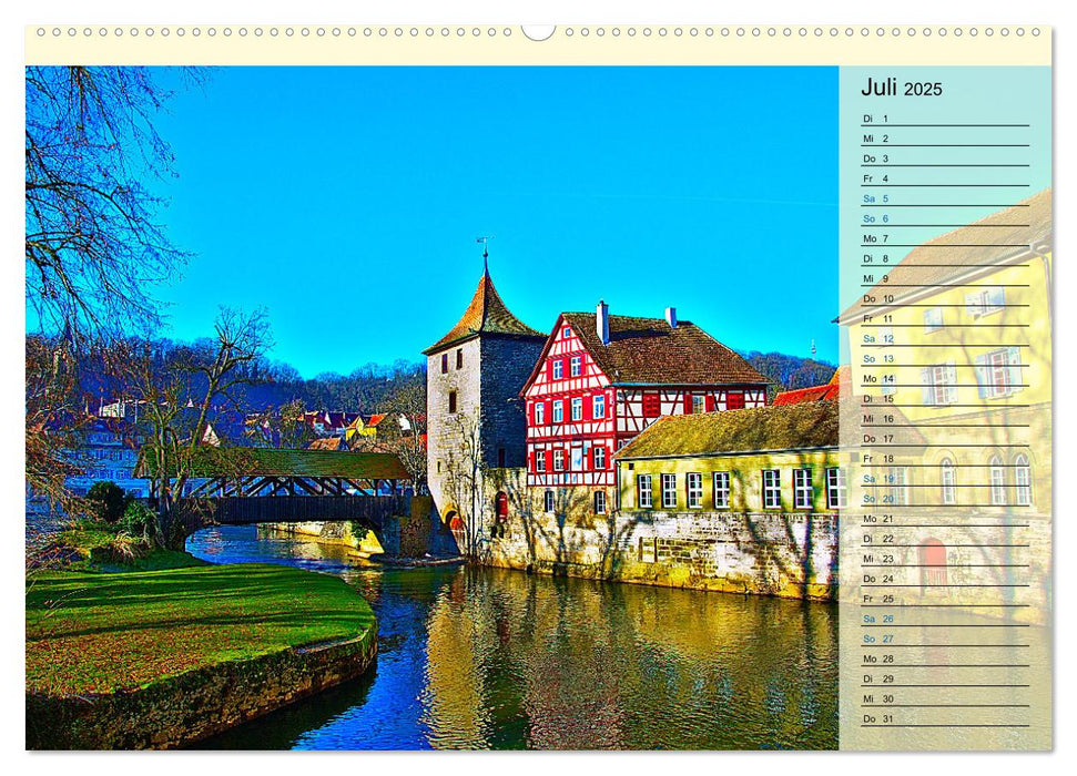 Facettenreiches Fachwerk (CALVENDO Premium Wandkalender 2025)