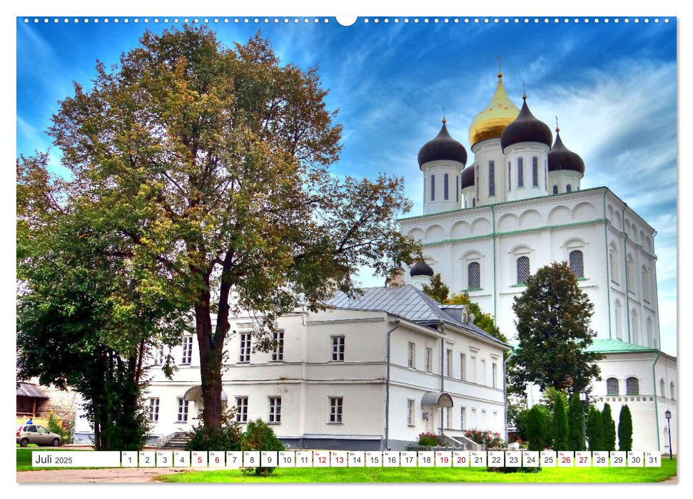 Pskow-Pleskau - Kleinod im Norden Russlands (CALVENDO Premium Wandkalender 2025)