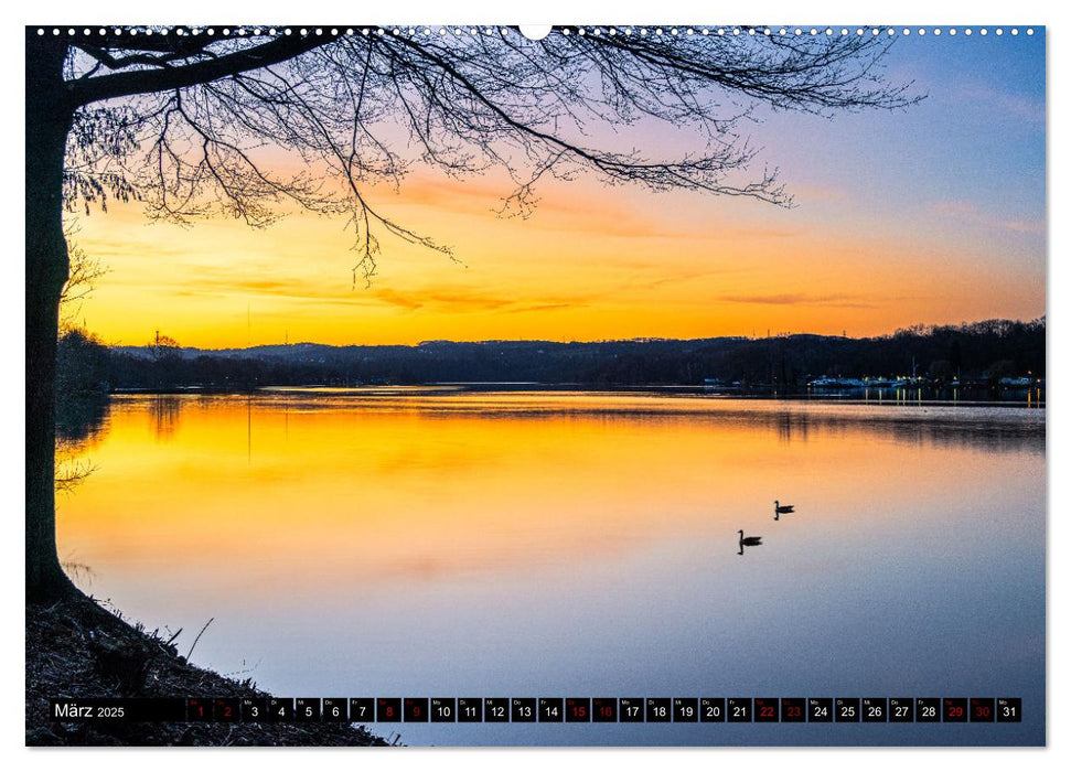 Wunderschönes Ruhrgebiet - Abseits von Kohle und Stahl (CALVENDO Premium Wandkalender 2025)