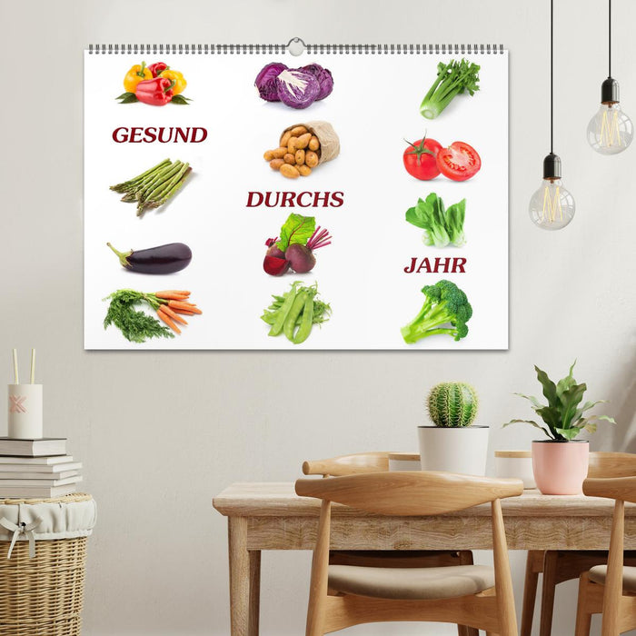 Gesund durchs Jahr (CALVENDO Wandkalender 2025)