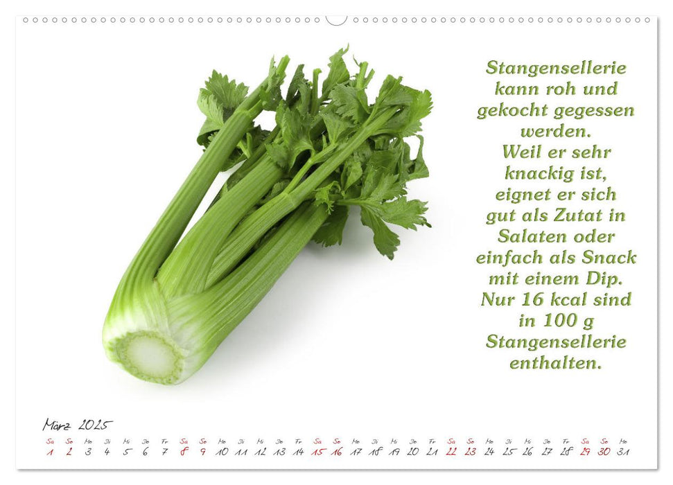 Gesund durchs Jahr (CALVENDO Wandkalender 2025)