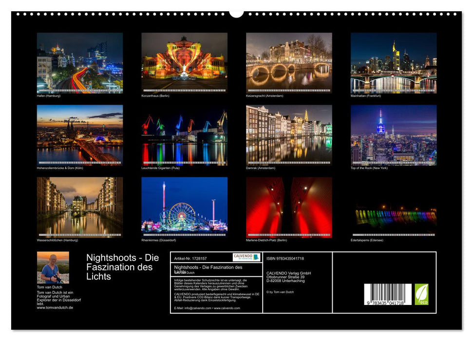 Nightshoots - Die Faszination des Lichts (CALVENDO Premium Wandkalender 2025)