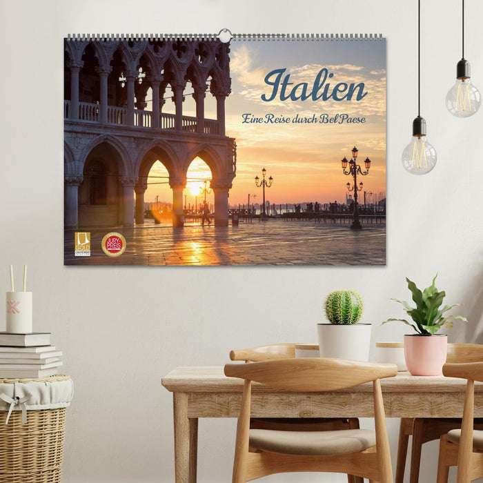 Italien - Eine Reise durch Bel Paese (CALVENDO Wandkalender 2025)