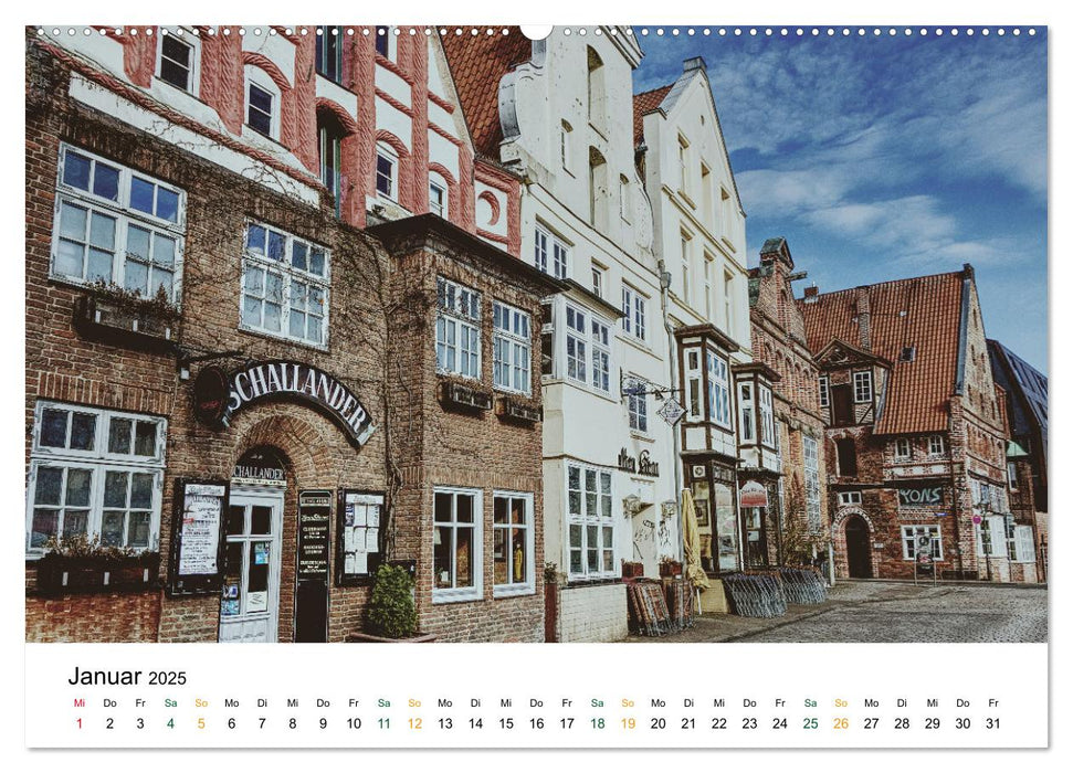 Lüneburg (CALVENDO Premium Wandkalender 2025)