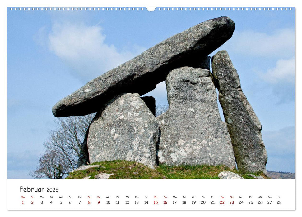 Magische Orte - Steinkreise, Dolmen, Megalithen (CALVENDO Premium Wandkalender 2025)