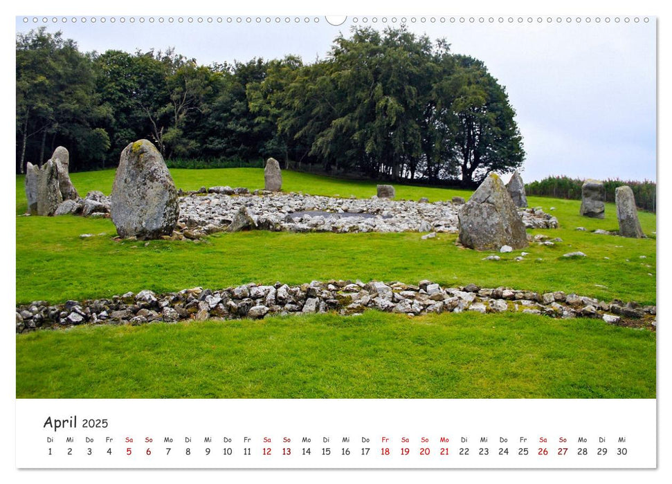 Magische Orte - Steinkreise, Dolmen, Megalithen (CALVENDO Premium Wandkalender 2025)