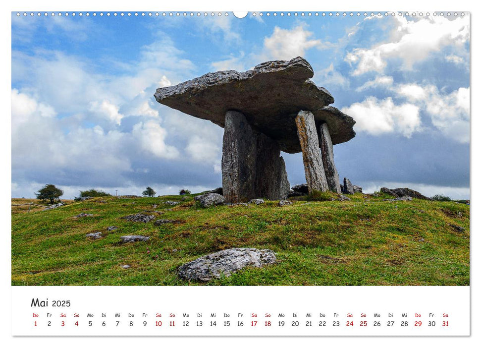 Magische Orte - Steinkreise, Dolmen, Megalithen (CALVENDO Premium Wandkalender 2025)