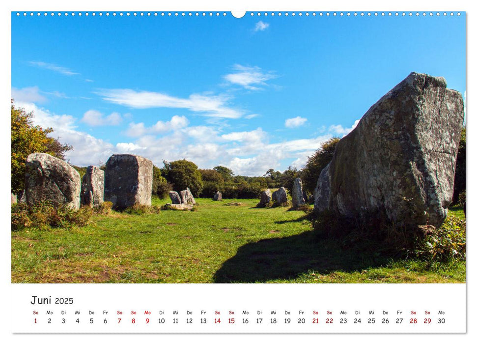 Magische Orte - Steinkreise, Dolmen, Megalithen (CALVENDO Premium Wandkalender 2025)