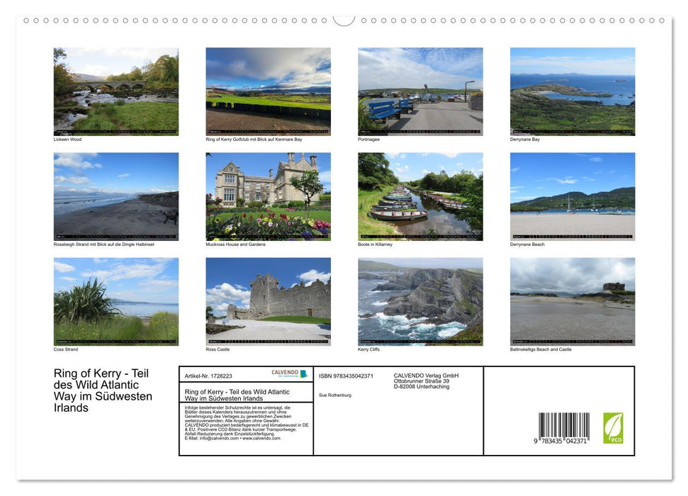 Ring of Kerry - Teil des Wild Atlantic Way im Südwesten Irlands (CALVENDO Premium Wandkalender 2025)