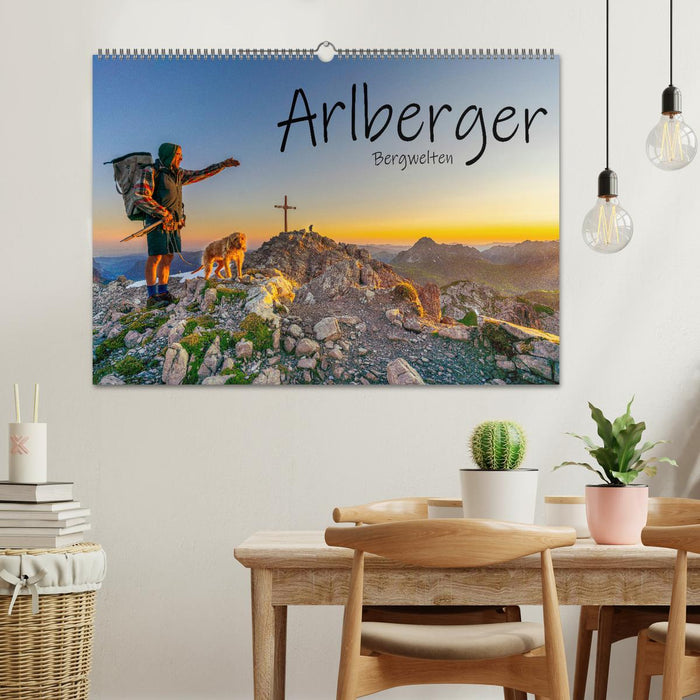 Arlberger Bergwelten (CALVENDO Wandkalender 2025)