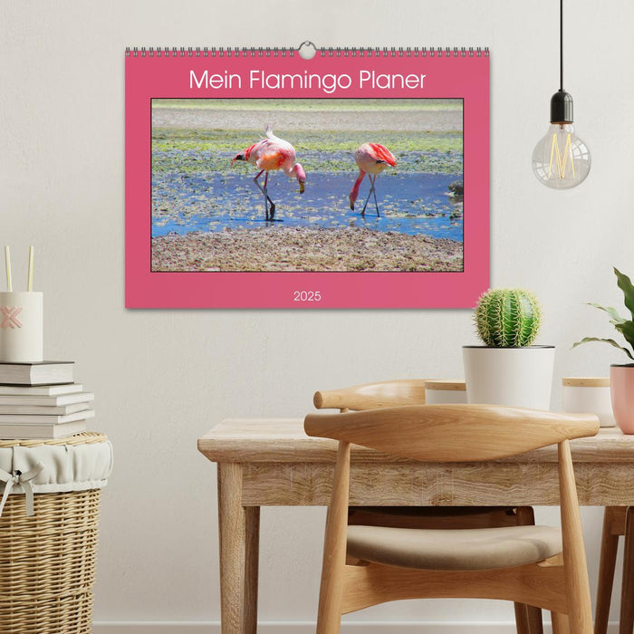 Mein Flamingo Planer (CALVENDO Wandkalender 2025)