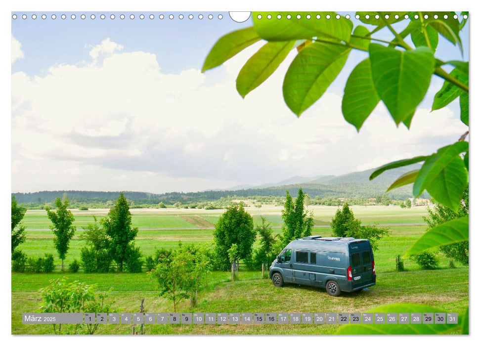 Mit dem Wohnmobil durch Slowenien (CALVENDO Wandkalender 2025)