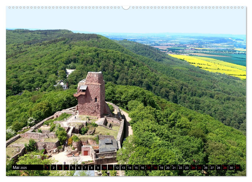 Kyffhäuser-Land Stille Landschaften - Geheimnisvolle Orte (CALVENDO Wandkalender 2025)