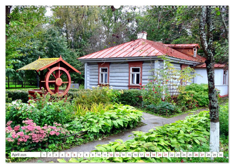 Tschechows Russland - Das Freilichtmuseum Melichowo (CALVENDO Premium Wandkalender 2025)