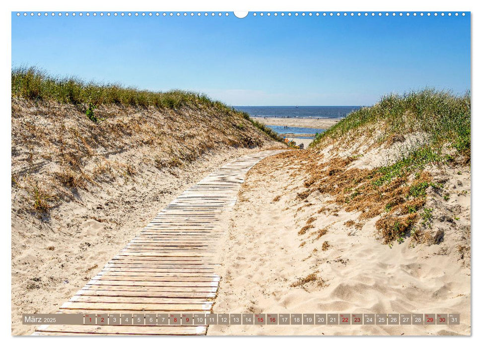 Inselliebe Langeoog (CALVENDO Premium Wandkalender 2025)