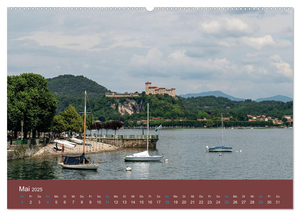 Von Limone Sul Garda nach Locarno (CALVENDO Wandkalender 2025)