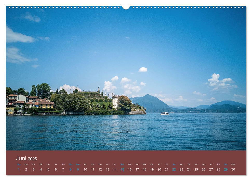 Von Limone Sul Garda nach Locarno (CALVENDO Wandkalender 2025)