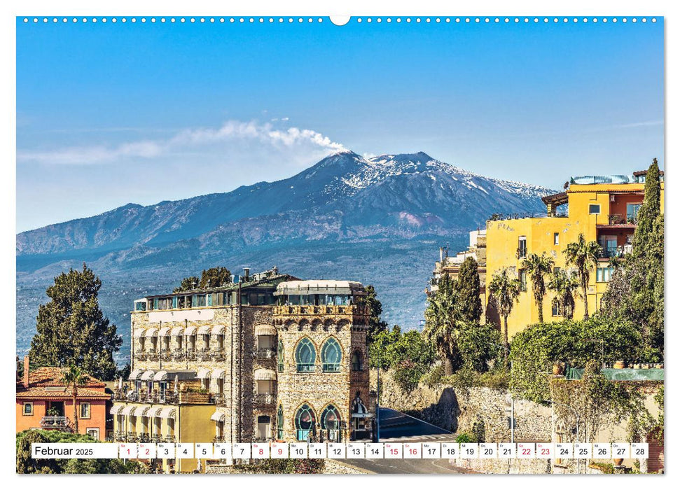 Taormina - Juwel Siziliens mit antikem Charme (CALVENDO Premium Wandkalender 2025)