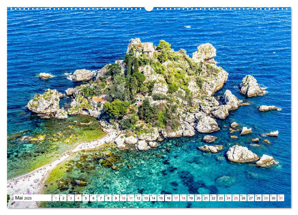 Taormina - Juwel Siziliens mit antikem Charme (CALVENDO Premium Wandkalender 2025)