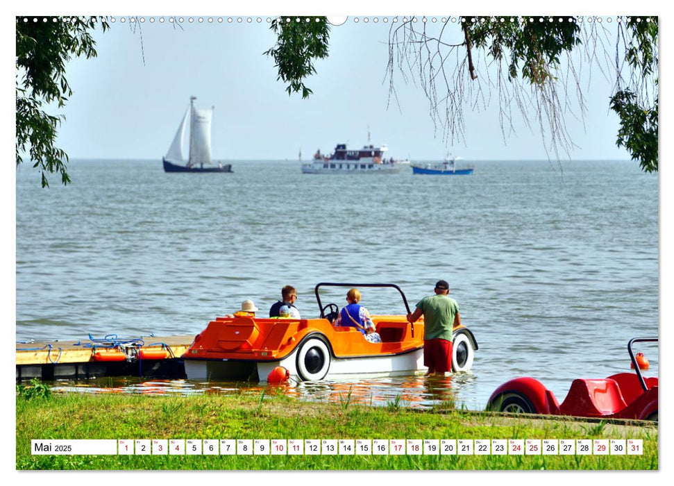 Bunte Flitzer auf dem Kurischen Haff (CALVENDO Premium Wandkalender 2025)