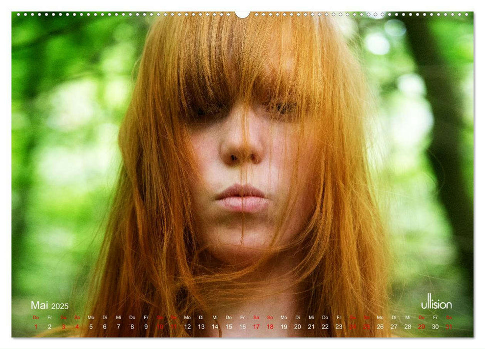 REDHEADS - Portrait aus dem Paradies (CALVENDO Premium Wandkalender 2025)