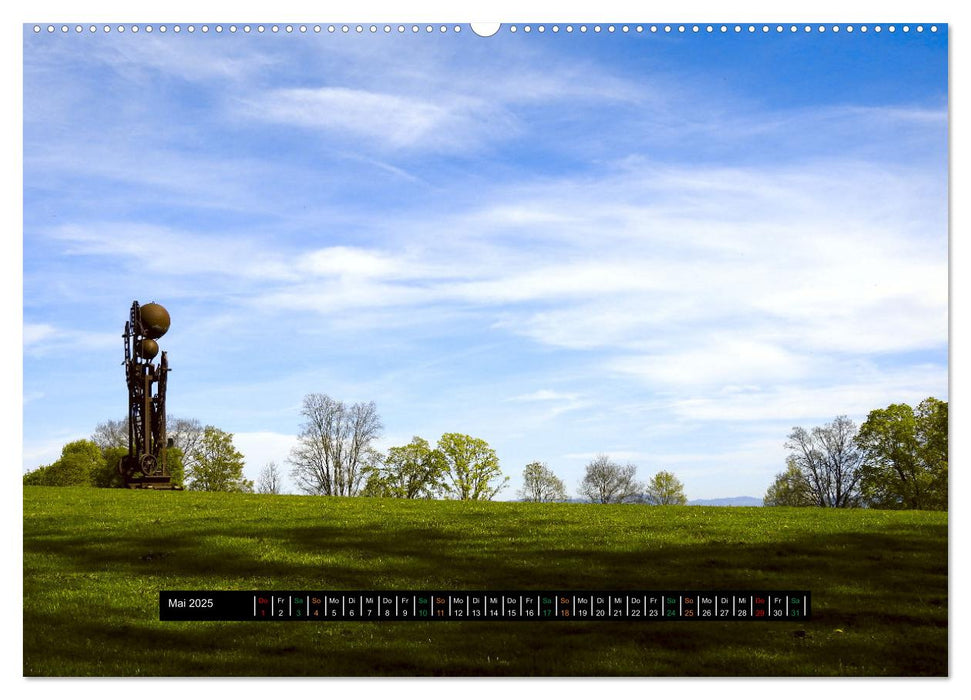 Wandern - Spaziergänge für die Seele Hausberg Gurten/ Bern (CALVENDO Premium Wandkalender 2025)