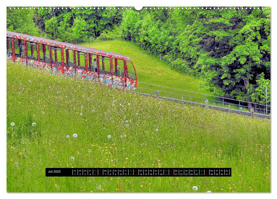 Wandern - Spaziergänge für die Seele Hausberg Gurten/ Bern (CALVENDO Premium Wandkalender 2025)