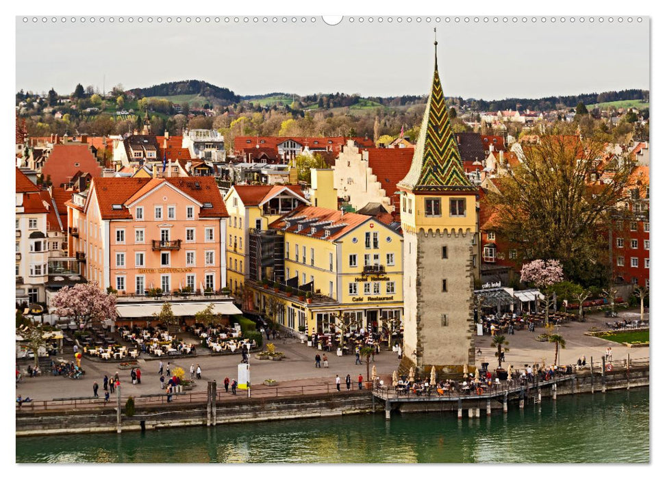 Altstadtinsel Lindau - Traumziel am Bodensee (CALVENDO Premium Wandkalender 2025)