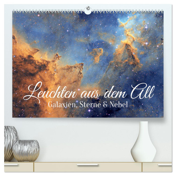 Galaxien, Sterne und Nebel: Leuchten aus dem All (CALVENDO Premium Wandkalender 2025)