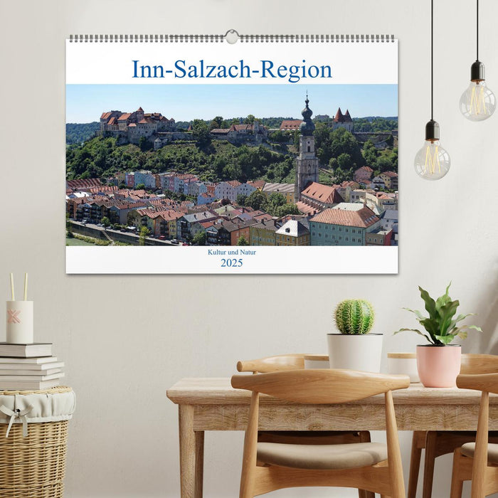 Inn-Salzach-Region - Kultur und Natur (CALVENDO Wandkalender 2025)