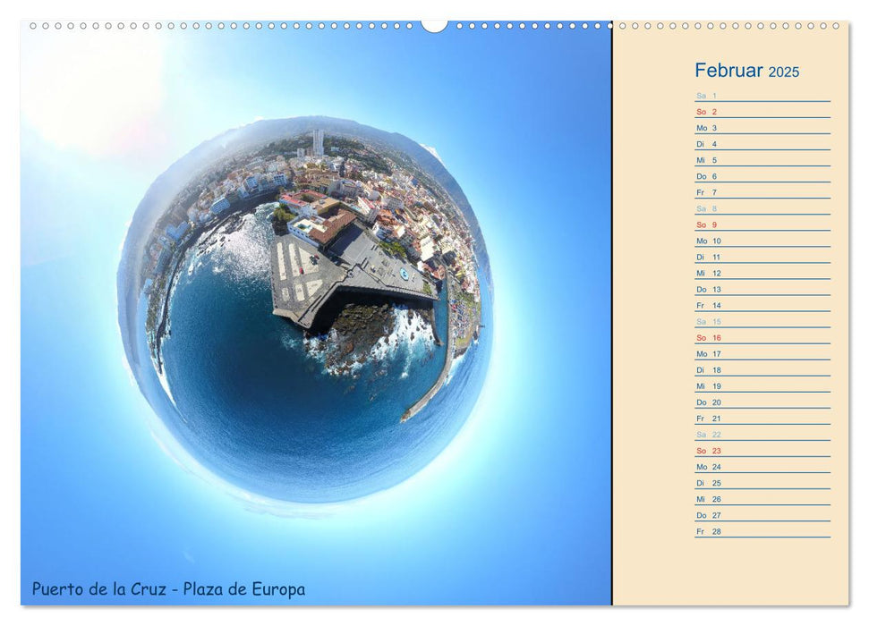 Teneriffa - kleine Planeten (CALVENDO Premium Wandkalender 2025)