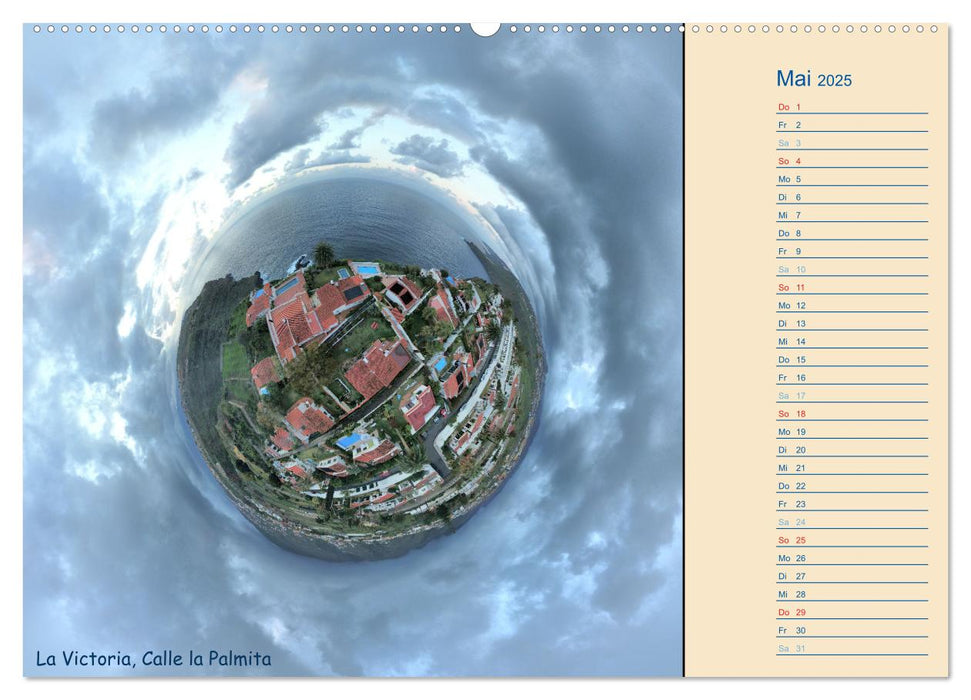 Teneriffa - kleine Planeten (CALVENDO Premium Wandkalender 2025)