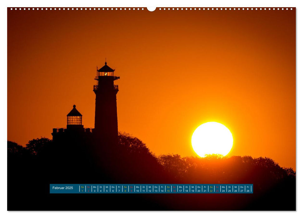 Insel Rügen - Kap Arkona und Vitt (CALVENDO Premium Wandkalender 2025)