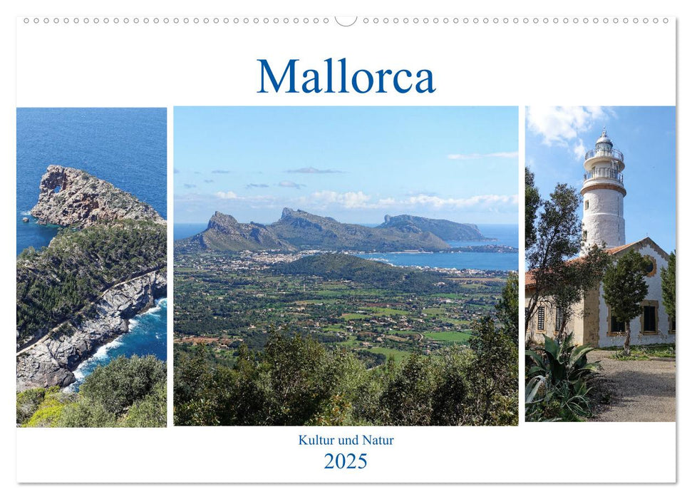 Mallorca - Kultur und Natur (CALVENDO Wandkalender 2025)