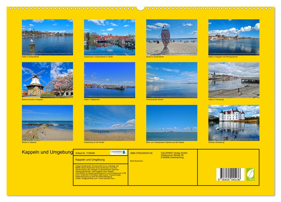 Kappeln und Umgebung (CALVENDO Premium Wandkalender 2025)