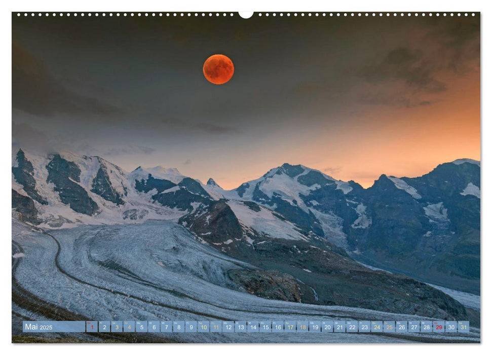 Vollmond: Wundersames Licht des Mondes (CALVENDO Premium Wandkalender 2025)