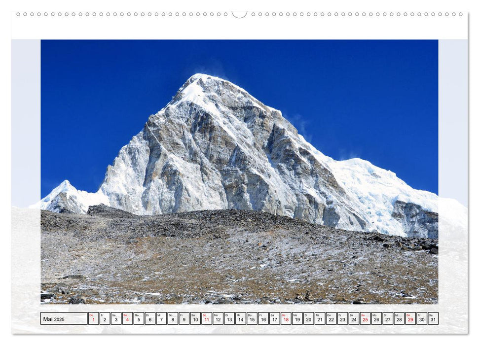 NEPALS Bergriesen im grandiosen Himalaya (CALVENDO Premium Wandkalender 2025)